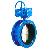 Din Ductile Iron Centric Flanged Butterfly Valve