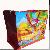 Bear And Tiger Colored Recycled Shopping Bag