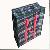 Several Colors Pane Compound Fabric And Red Textile Tape Handle With Zipper Lock