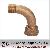 Bronze Curved Fitting With Nut / Bronze Elbow With Nut / Odm