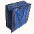 Blue Pane Compound Fabric Shopping Bag