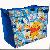 Yellow Bear Recycled Woven Shopping Bag With Zipper