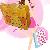 Yellow Folded Fashion Recycled Shopping Bag