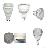 Cfl 11watt Lampe Halogne De Remplacement, Gu10-mr16-par20-par38, Blanc Chaud,fluorescent Tungstne