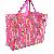 Boy And Girl Folded Woven Tote Bag