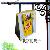 Yellow Woven Recycled Pp Shopping Bag