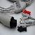 6pin 3 Lead One Piece Cable , Clip End