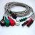 D-style 5-lead Ecg Lead Wires, Snap End