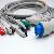 Detex 5 Lead One Piece Ecg Cable , Clip End
