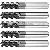 Din844 End Mills With Straight Shank, End Mills, Cutting Tool Part, Solid Carbide, With Tialn Coated