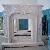 White Marble Fireplace Picture