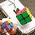 2 X 2 Puzzle Color Cube Cell Phone Strap