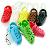 Colorful Rubber Miniature Sandal Ball Chain Mascot