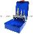 3pcs Step Drill Set In Metal Box Set