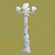 Marble Lighting Post