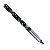 Hss Taper Shank Drills Din 345, Black And Silver Finish