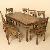 Hardwood 6, 8, 4 Seater Dining Set Manufacturer, Exporter And Wholesaler India