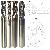 Solid Carbide End Mills, 4 Flutes Or 2 Flutes