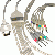 Fukuda Me Kp-500 Ekg Cable With Leadwires