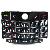 Blackberry Bold 9000 Oem Keypad Qwerty W / Red Number