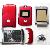 Complete Set Housing Faceplate Cover For Motorola Razr V3i Red