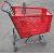 120l, Steel Frame, Supermarket Shopping Trolley, Plastic Basket