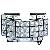 Blackberry 8800 8820 8830 Keypad Keyboard Silver