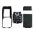 Complete Set Housing Faceplate Cover For Nokia 3110 Black