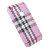 Grid Checked Pattern With Hole Plastic Hard Case For Apple Iphone 3gs Iphone 3g Pink