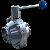 Sanitary Stainless Steel Ball Valve With Pull Rod Handle
