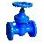Din Cast Iron F5 Flanged Gate Valve Metal Seated