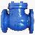 Jis 10k Cast Iron Flanged End Swing Check Valve