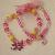 Fashion Pink Bead Bracelet