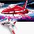 R / C Redio Remote Control 4 Channels Red Arrows Plane