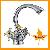 Brass Kitchen Faucet With Chrome Plating And Zinc Alloy Imitation Gold Lever