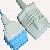 Ge Adult Silicone Soft Tip Spo2 Sensor Rectangular 11 Pin Male