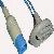 Hp1193a Neonatal Silicone Warp Spo2 Sensor 8 Pin Plug Male