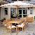 Teak Garden Furniture Set With Umbrella