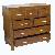 Dresser 7 Drawers Made From Solid Mahogany Wood