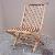 Outdoor And Indoor Chair, Named Folding Chair Made From Selected Teak