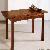 Dining Table With Extension Made From Mahogany Wood