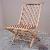 Outdoor Chair With Folding System, Made From Selected Teak