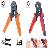 Wxc8 6-4 6-4a Mini-type Self-adjustable Crimping Plier For Cable End-sleeves