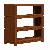 Y-036b Open Book Case With 3 Shelves Minimalist Style Mahogany Indoor Furniture