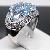 China Sell Sterling Silver Blue Topaz Ring Item #y00082136