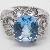 Manufacturer For Sterling Silver Natural Blue Topaz Ring, Amethyst Necklace, Chalcedony Earring