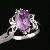 Sell 925 Silver 925 Silver Natural Amethyst Ring, Color Stone Earring, Jade Bracelet , Mix Gem Neckl