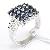 Sell 925 Silver Natural Sapphire Ring Item #y00091602 Size Stone Size 3 3