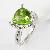 Sell Item #y00085700 Natural Olivine Ring Material Sterling Silver
