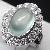 Sell Sterling Natural Prehnite Ring, Natural Moonstone Bracelet, Natural Blue Topaz Necklace
